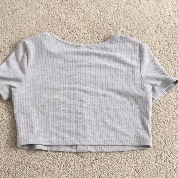 Ribbed crop top - Picture 2 of 3